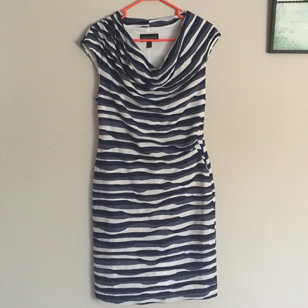 Blue/white summer dress